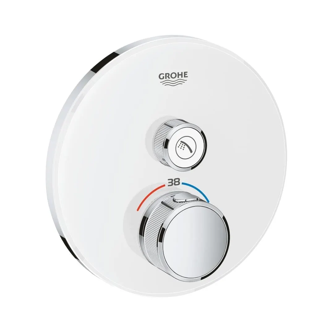 Grohe 1 way thermostatic diverter smartcontrol 29150LS0 29150LS0 Moon White