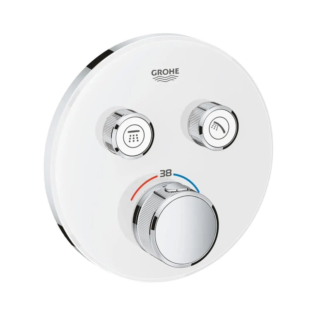 Grohe 2 way thermostatic diverter smartcontrol 29151LS0 29151LS0 Moon White