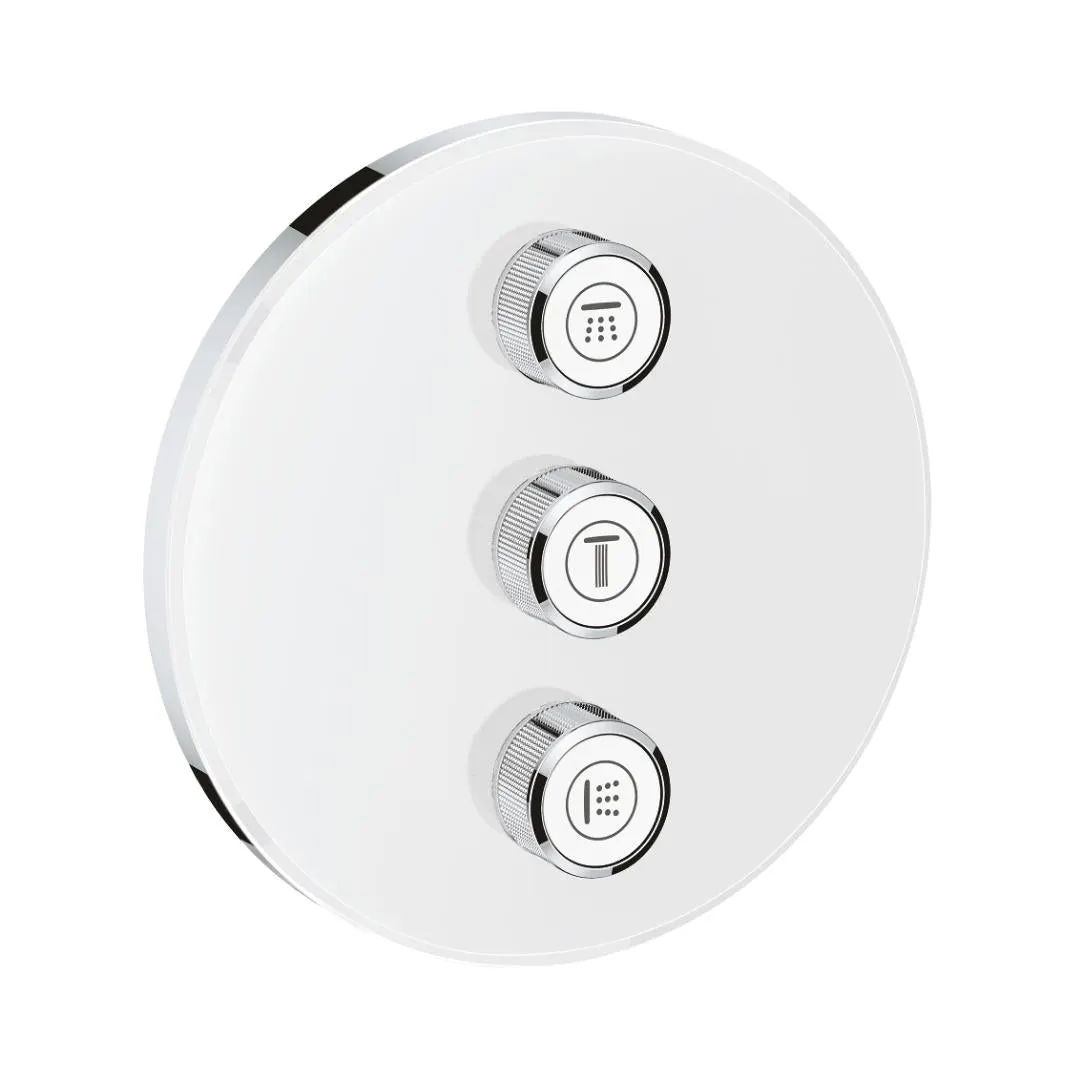 Grohe 3 way thermostatic diverter smartcontrol 29152LS0 29152LS0 Moon White