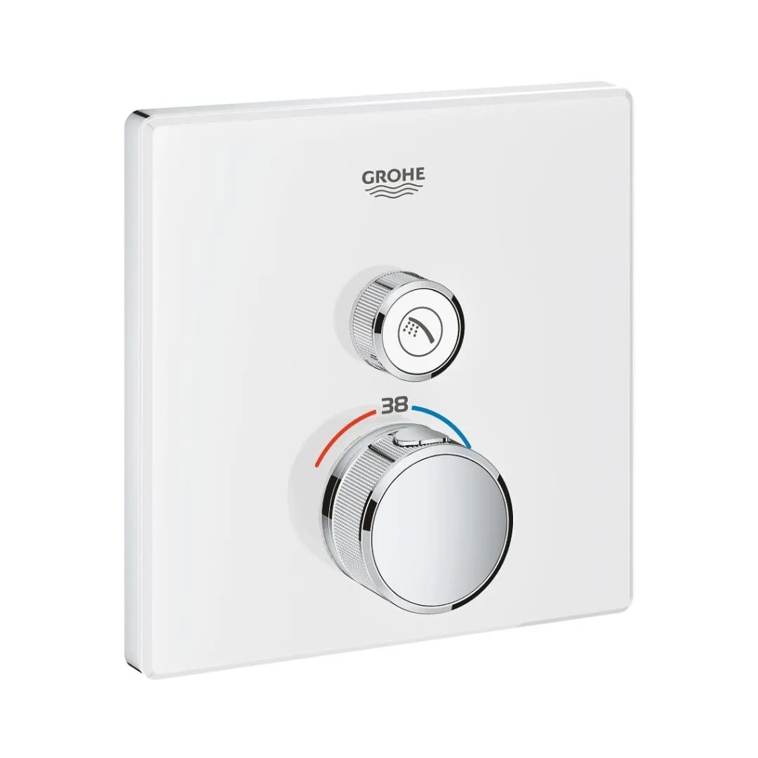 Grohe 1 way thermostatic diverter smartcontrol 29153LS0 29153LS0 Moon White