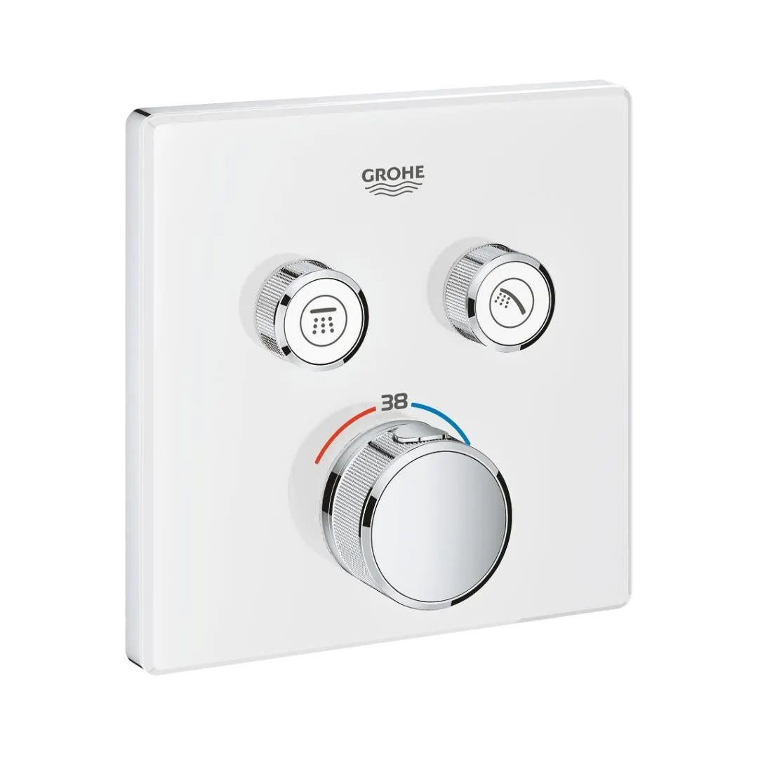 Grohe 2 way thermostatic diverter smartcontrol 29156LS0 29156LS0 Moon White