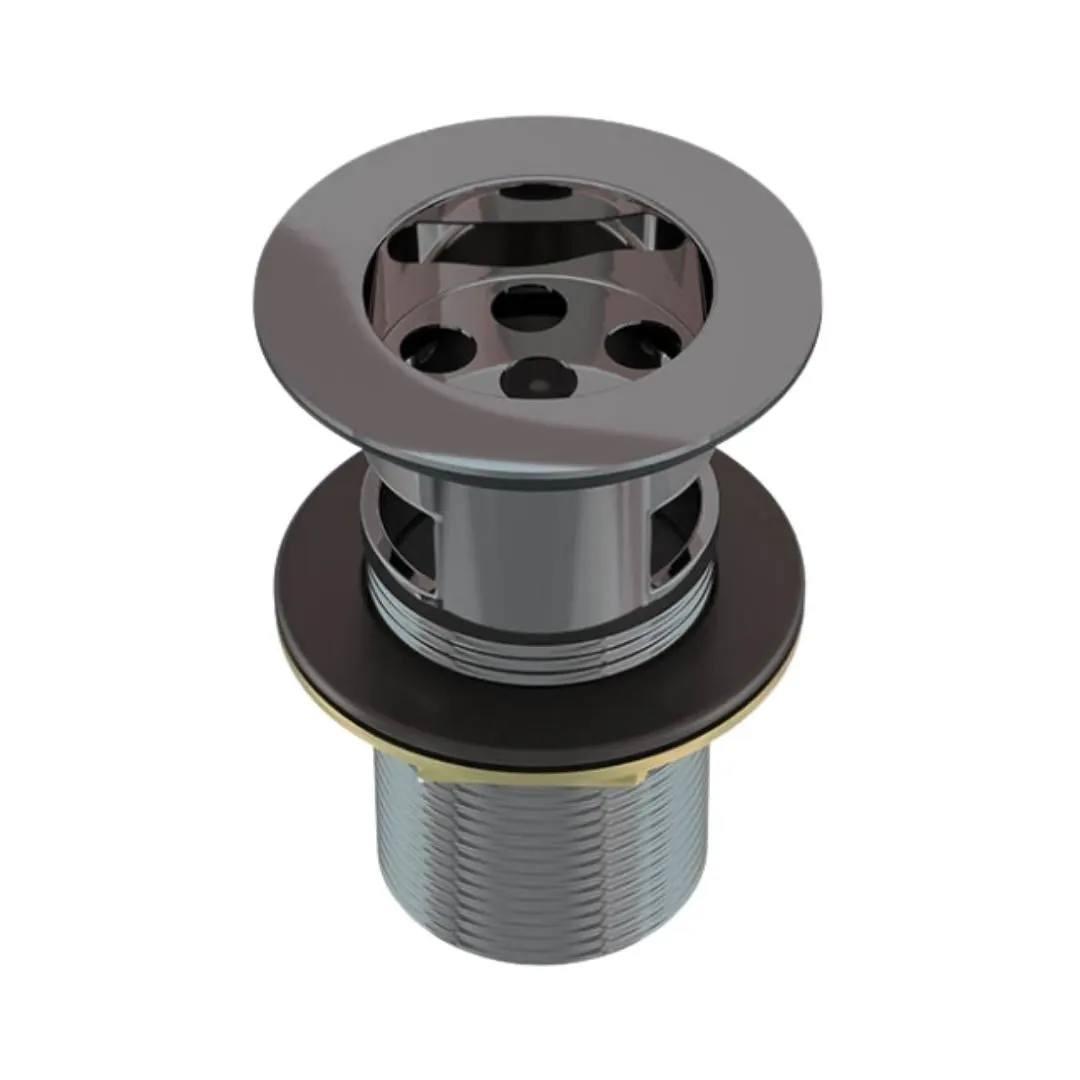 Jaquar 3 inches regular waste coupling ALD-BCH-709 Black Chrome