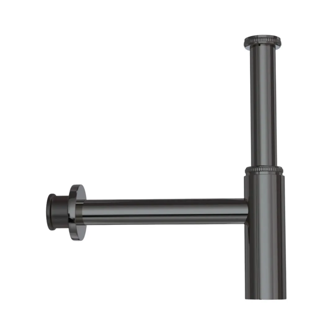 Jaquar 12 inch bottle trap Allied ALD-BCH-769L300X190 Black Chrome