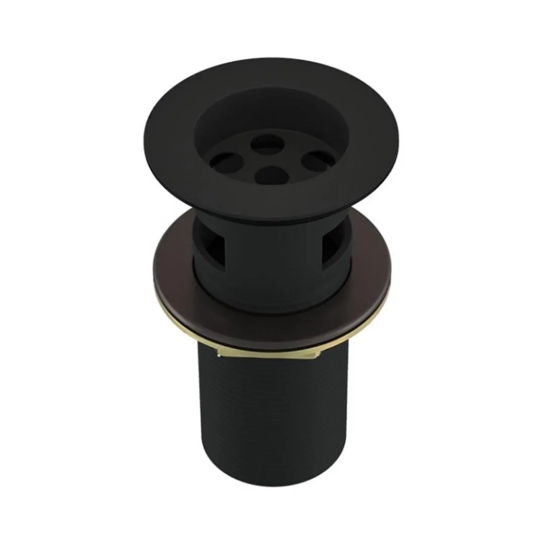 Jaquar 5 inches regular waste coupling ALD-BLM-709L130 Black Matt