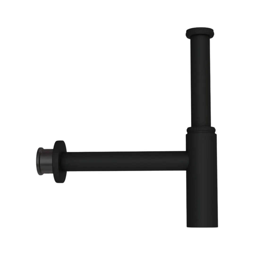 Jaquar 12 inch bottle trap Allied ALD-BLM-769L300X190 Black Matt