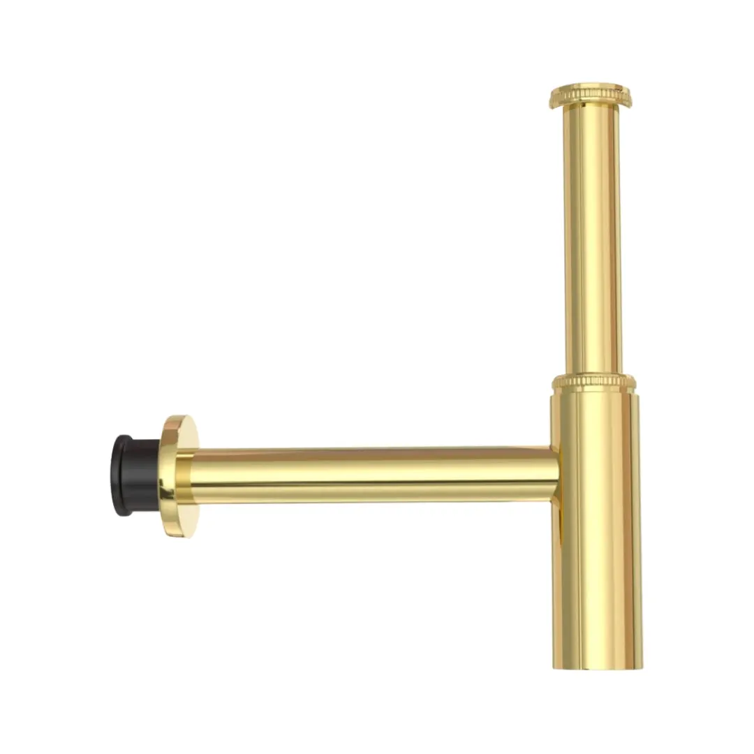 Jaquar 12 inch bottle trap Allied ALD-GLD-769L300X190 Full Gold