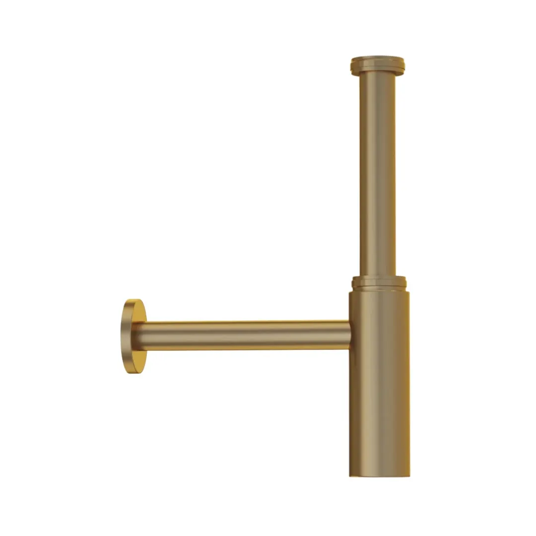 Jaquar 10 inch bottle trap Allied ALD-GMP-769L250X190 Gold Matt PVD
