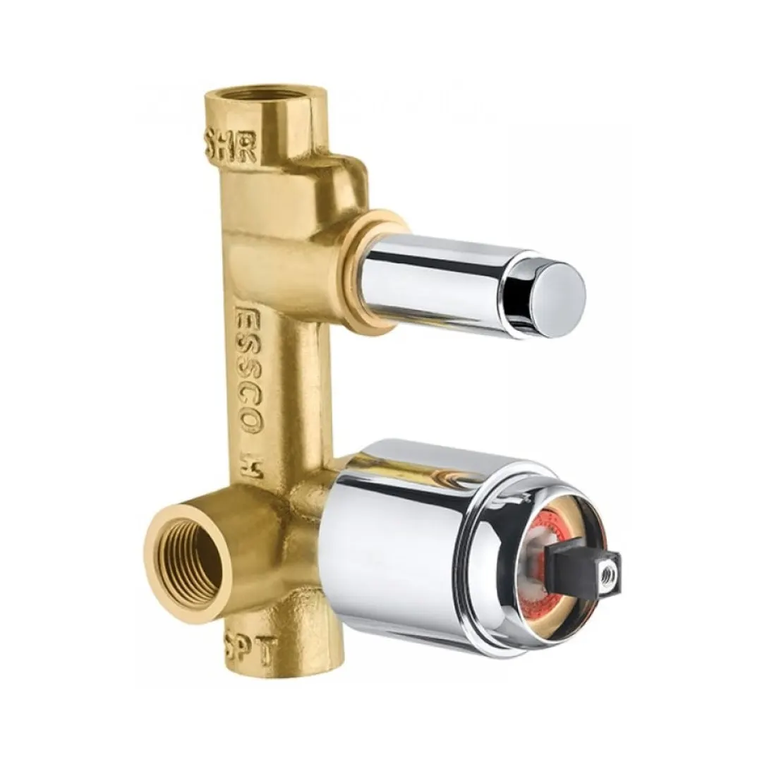 Essco 2 way diverter valve Allied ALE-CHR-055 Chrome