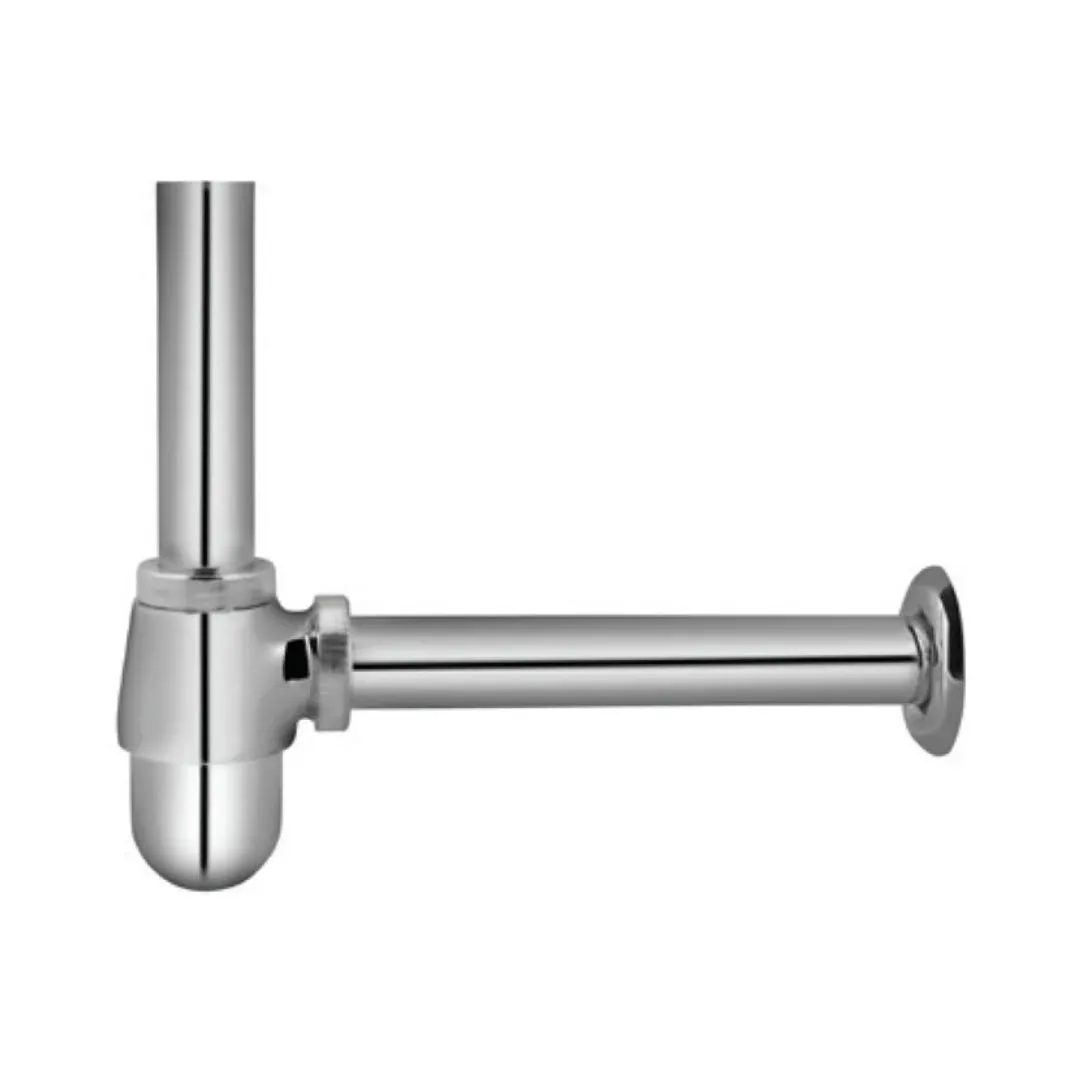 Essco 7 inch bottle trap Allied ALE-CHR-773ML190X125 Chrome