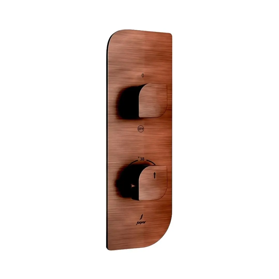 Jaquar 2 way thermostatic diverter Alive normal flow ALI-ACR-85681NK Antique Copper