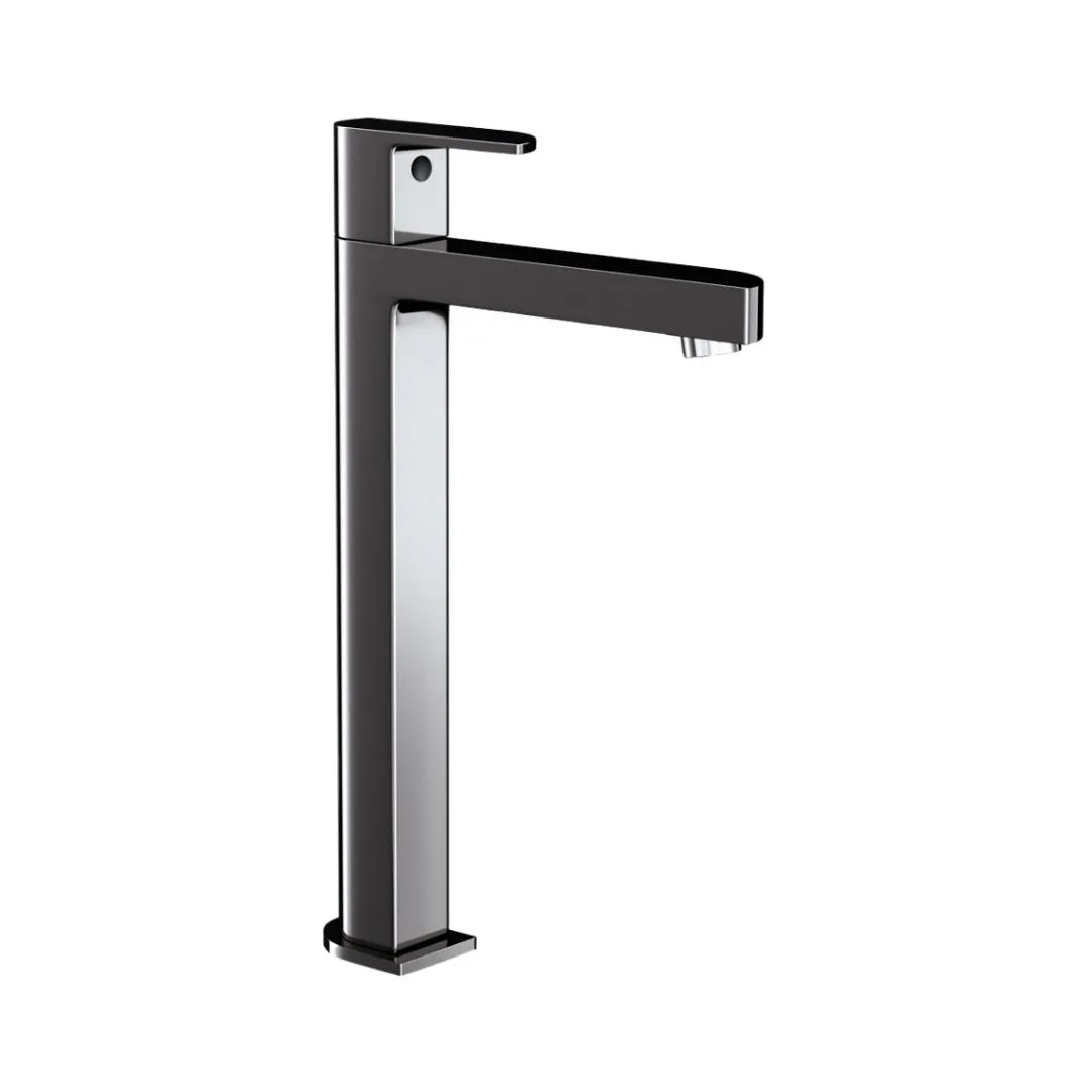 Jaquar table mounted tall boy basin tap Alive ALI-BCH-85021 Black Chrome
