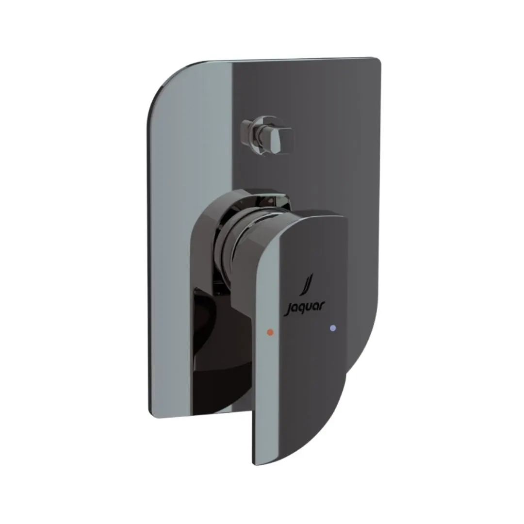Jaquar 2 way diverter Alive normal flow ALI-BCH-85065MK Black Chrome