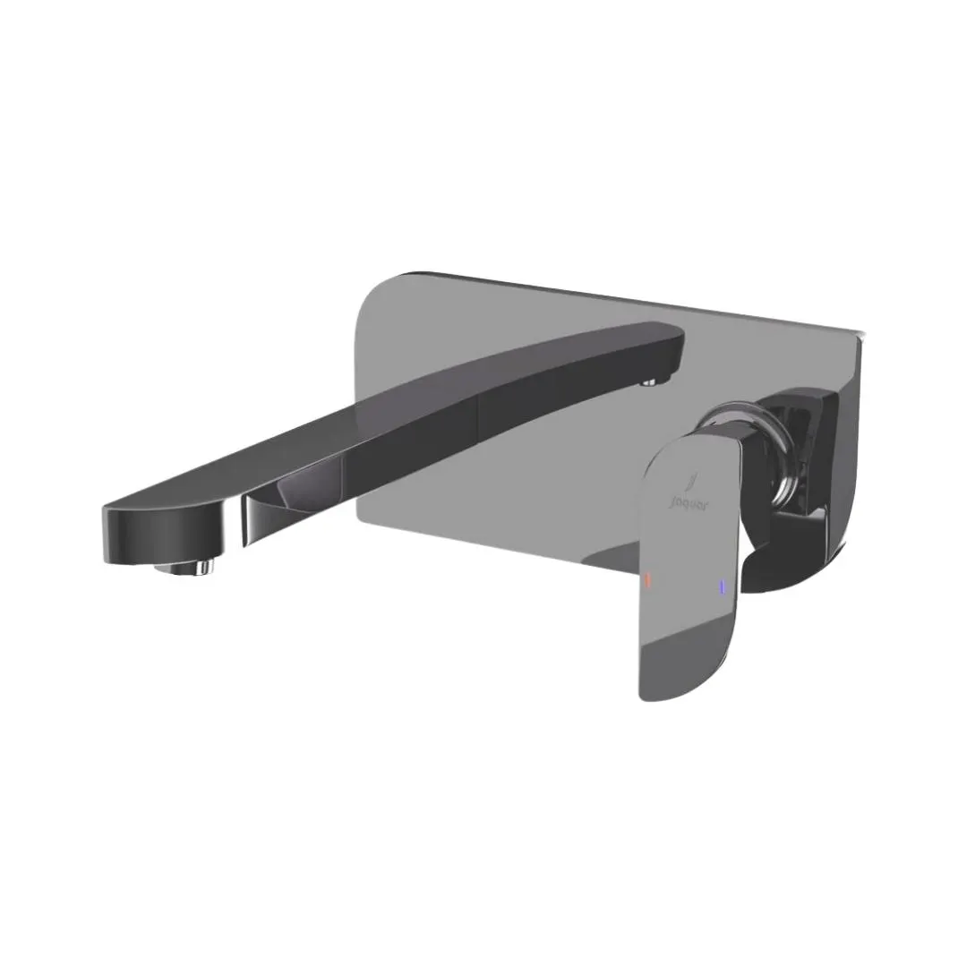 Jaquar wall mounted basin mixer Alive ALI-BCH-85233NK Black Chrome