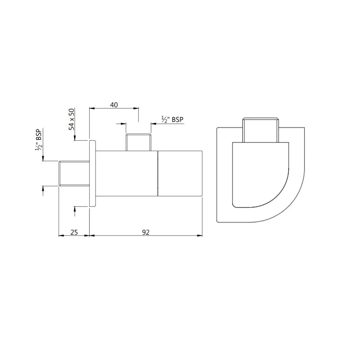 Jaquar basin area angle valve Alive ALI-BLM-85053 Black Matt - image 2
