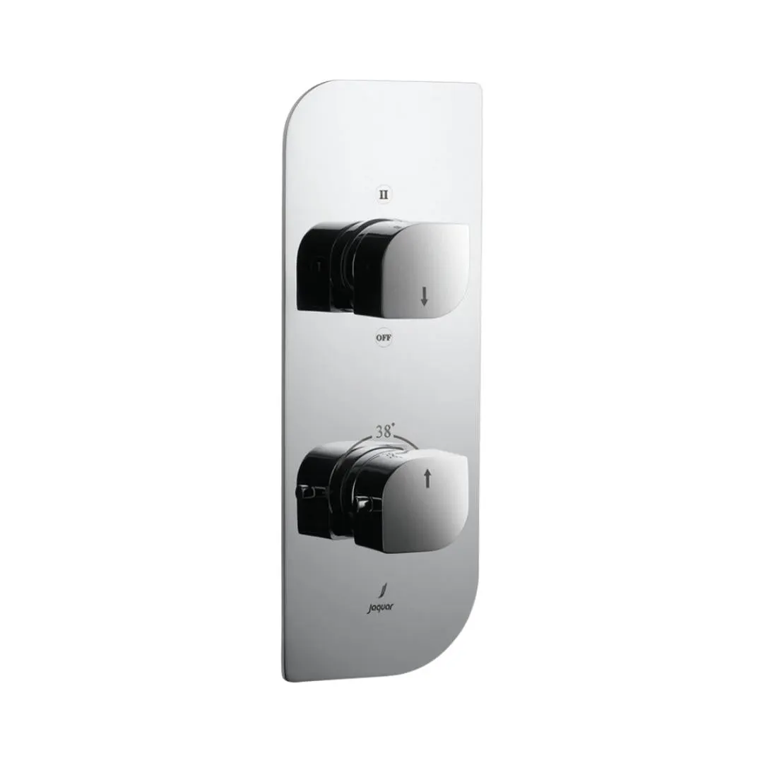 Jaquar 3 way thermostatic diverter Alive normal flow ALI-CHR-85683NK Chrome