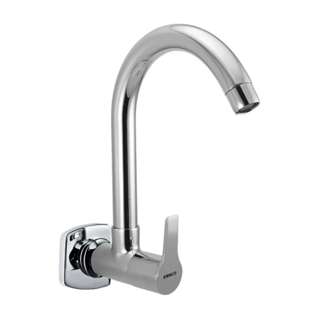 Essco wall mounted regular kitchen sink tap Aspire APR-101347N with swinging spout in chrome finish APR-101347N Standard