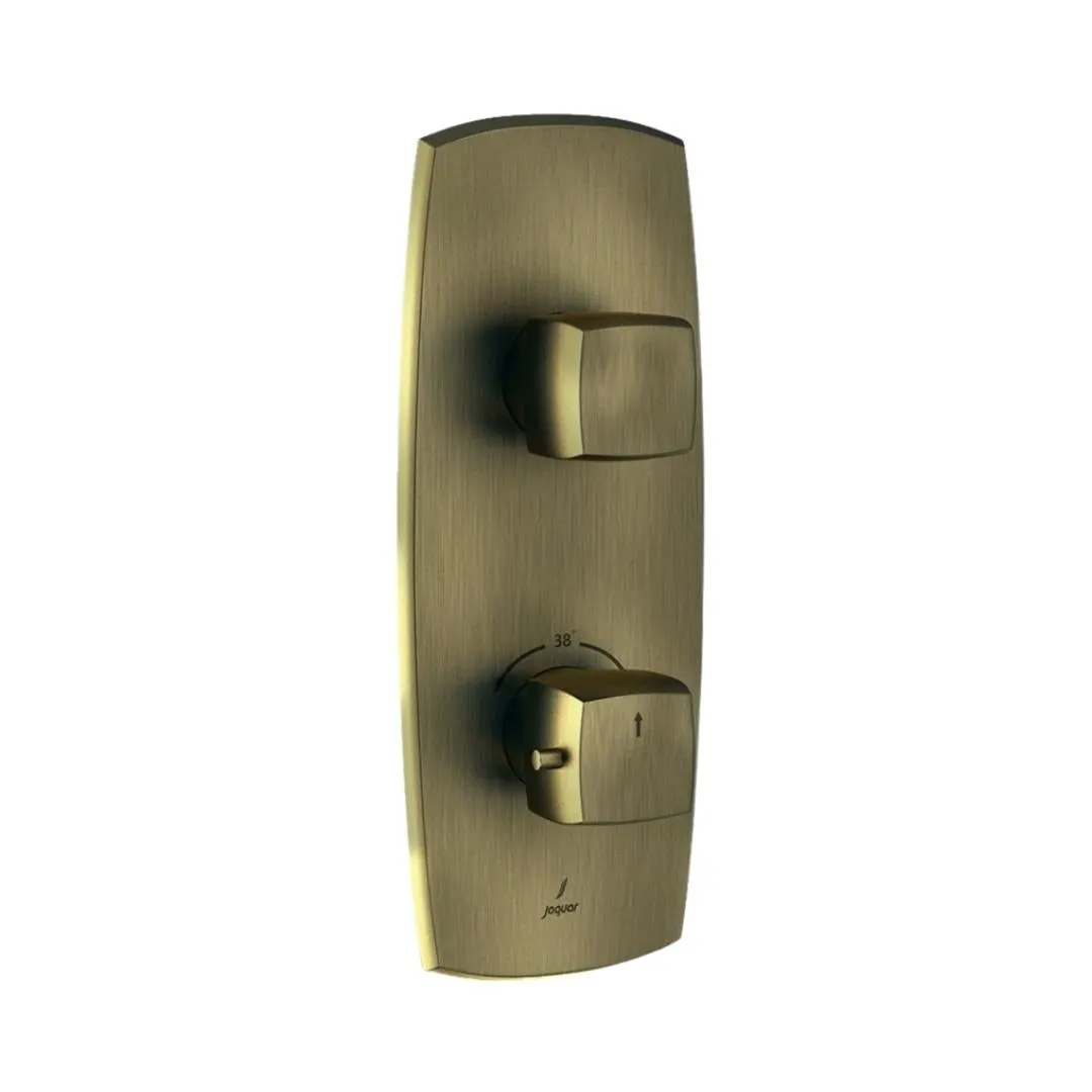 Jaquar 1 way thermostatic diverter Arc normal flow ARC-ABR-87661NK Antique Bronze