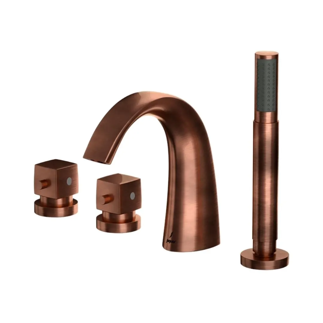 Jaquar 2 way thermostatic bath tub filler normal flow ARC-ACR-87677 Antique Copper