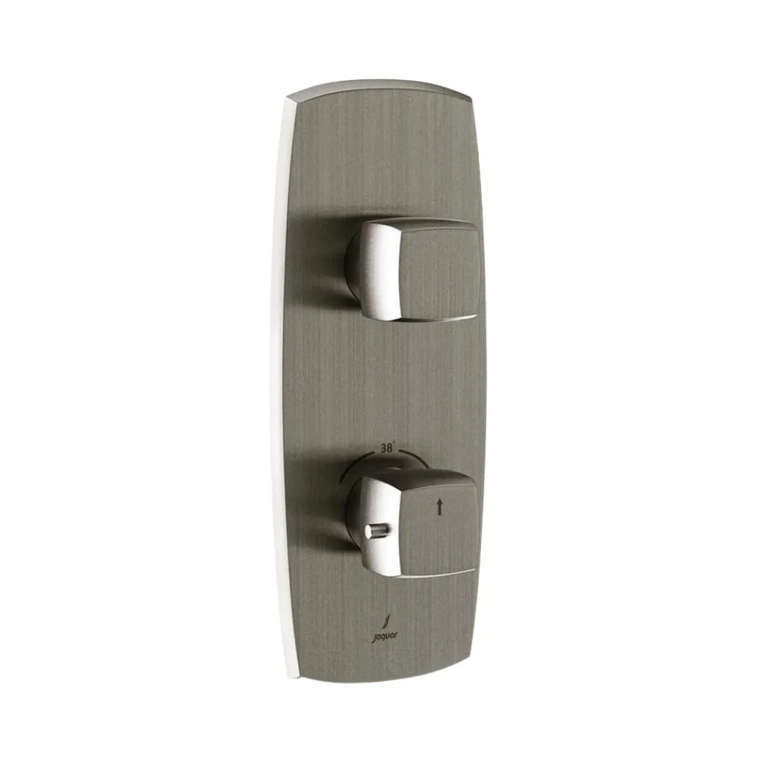 Jaquar 1 way thermostatic diverter Arc normal flow ARC-SSF-87661NK Stainless Steel