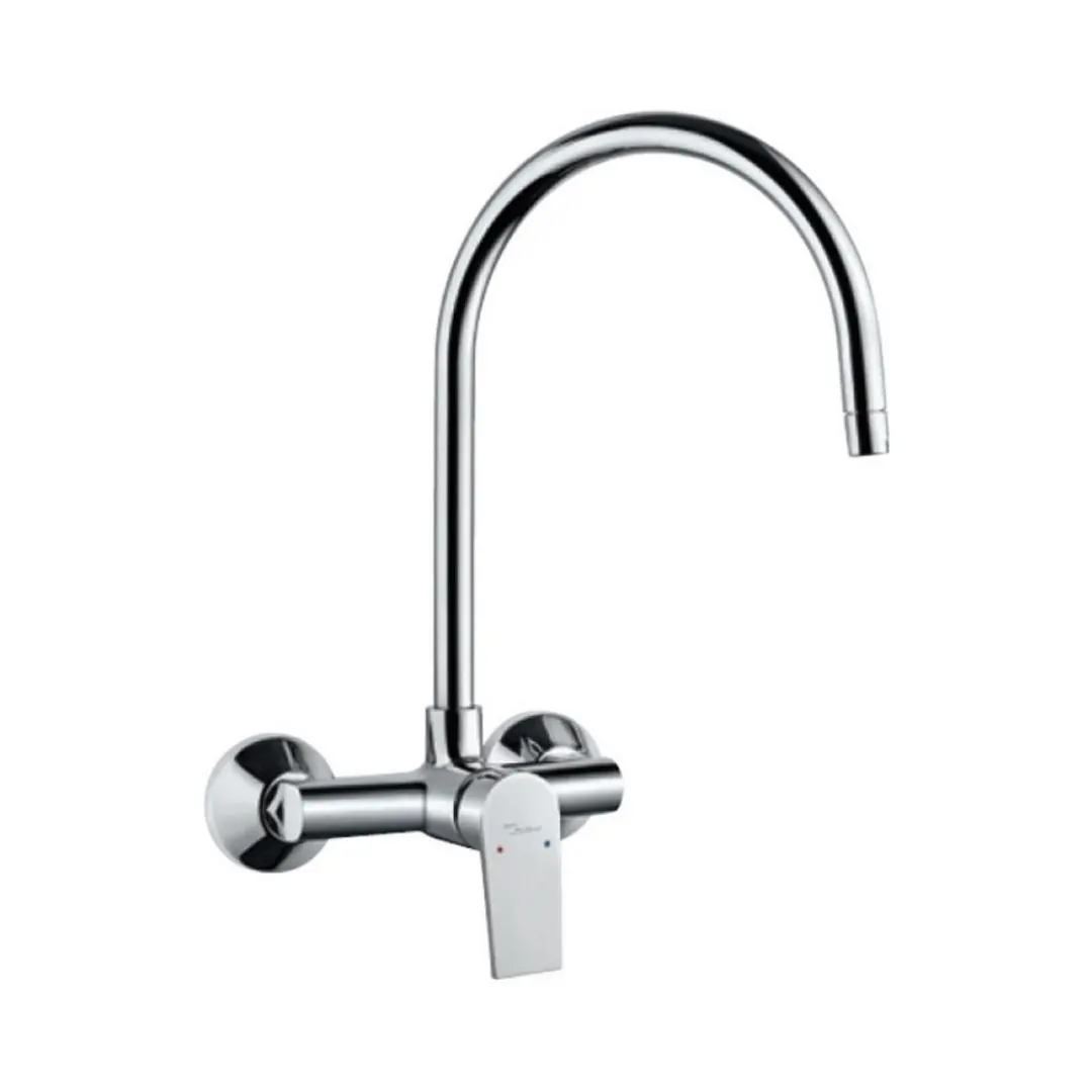 Jaquar wall mounted regular kitchen sink mixer Aria ARI-39165 with swinging spout in chrome finish ARI-39165 Standard