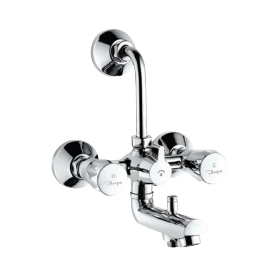 Jaquar 3 way wall mixer Continental normal flow CON-CHR-281KN Chrome