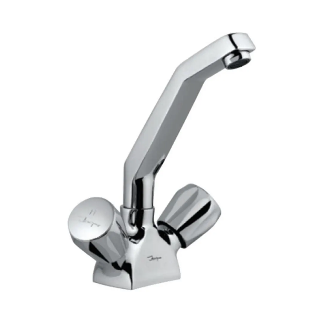 Jaquar table mounted regular kitchen sink mixer Continental CON-319KNB with swinging spout in chrome finish CON-319KNB Standard