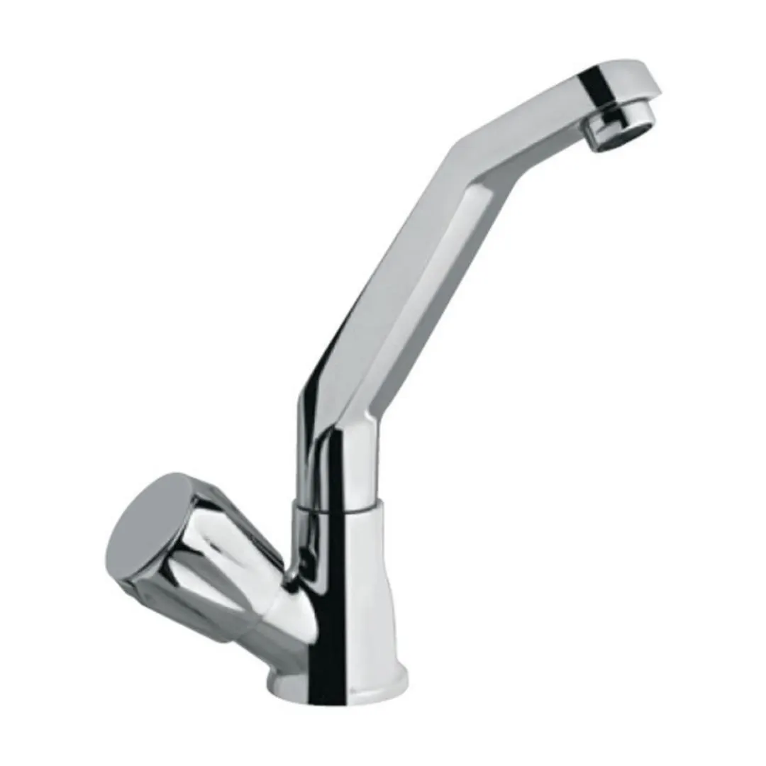 Jaquar table mounted regular kitchen sink tap Continental CON-359KN with swinging spout in chrome finish CON-359KN Standard