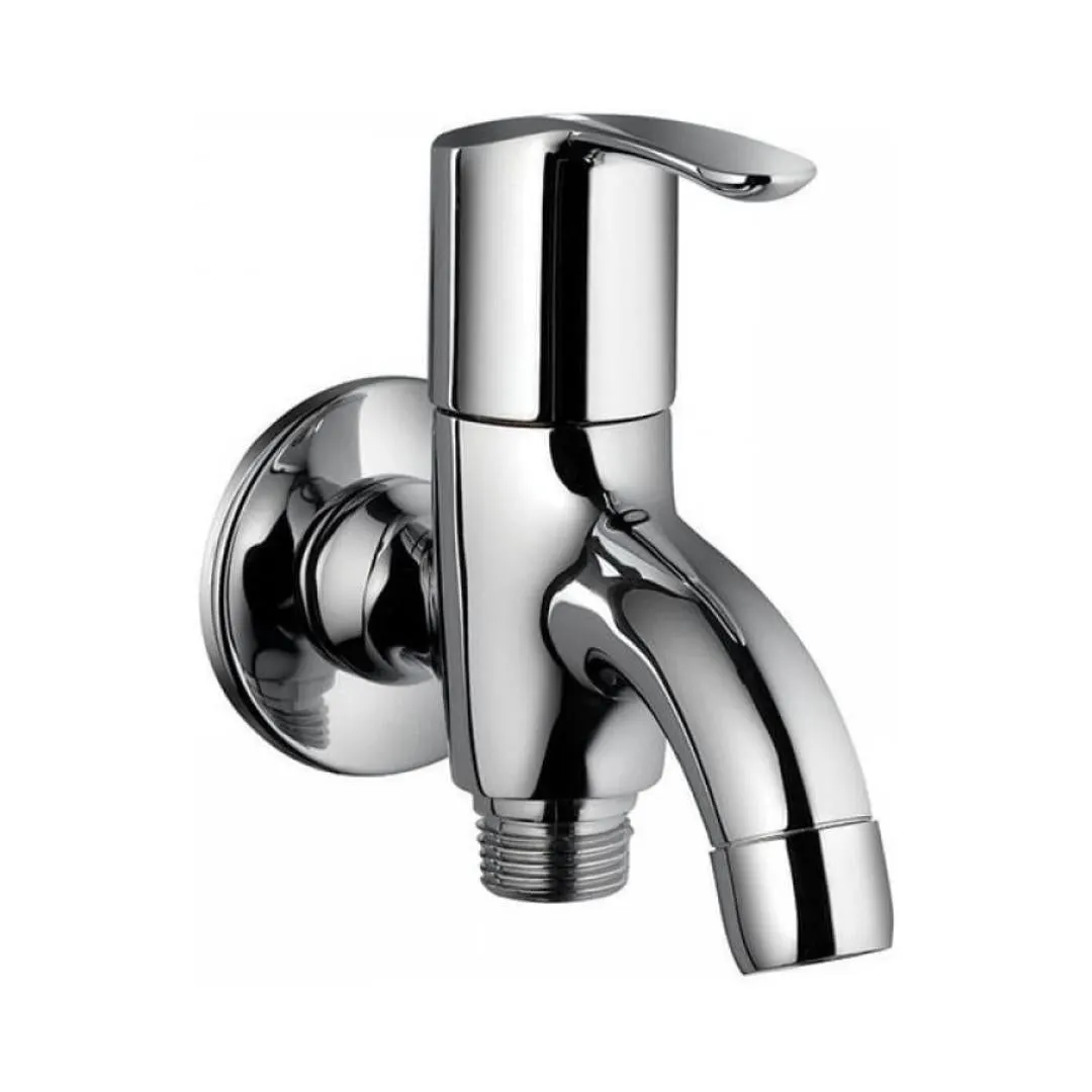Essco wc area 2 way bib tap Cosmo COS-CHR-103041 Chrome