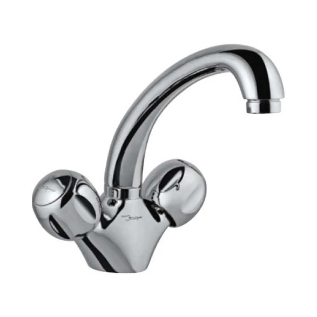 Jaquar table mounted regular kitchen sink mixer Clarion CQT-23309B with swinging spout in chrome finish CQT-23309B Standard