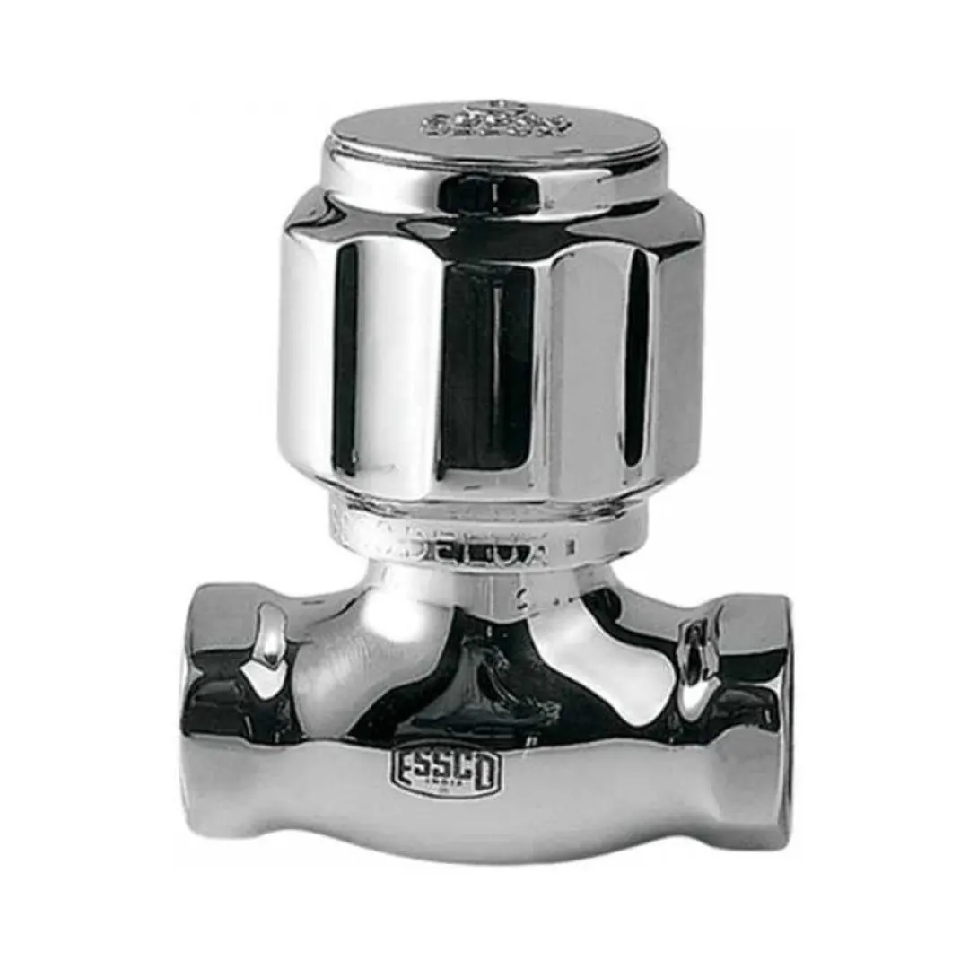Essco basin area stop valve Delux DLX-CHR-513BKN Chrome
