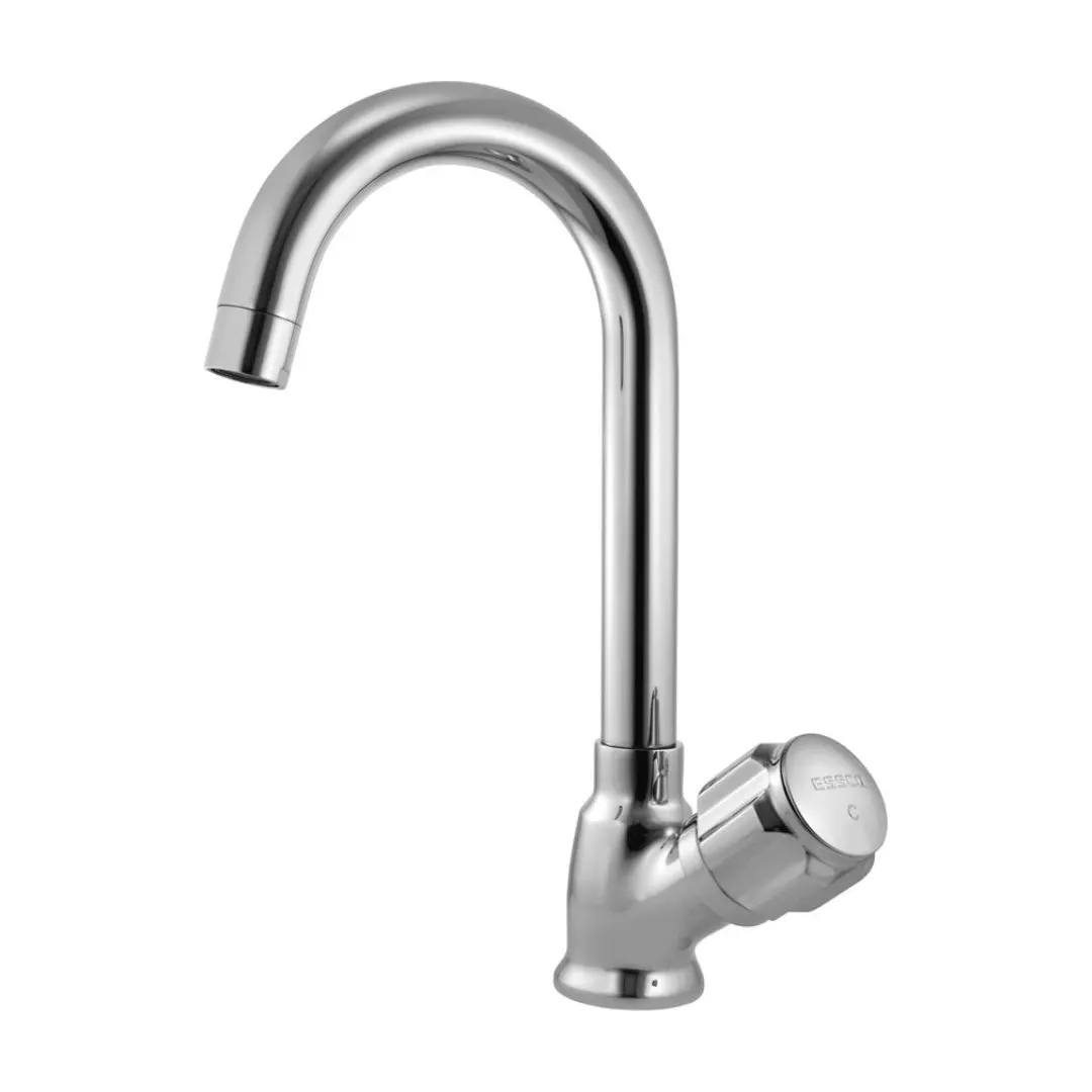 Essco table mounted regular kitchen sink tap Delux DLX-523S with swinging spout in chrome finish DLX-523S Standard