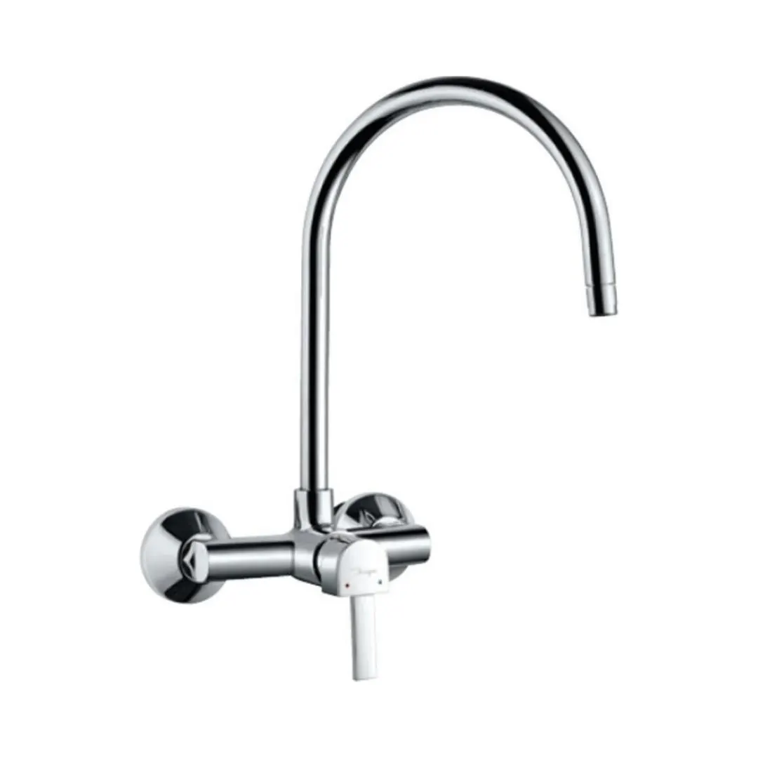 Jaquar wall mounted regular kitchen sink mixer D'Arc DRC-37165 with swinging spout in chrome finish DRC-37165 Standard
