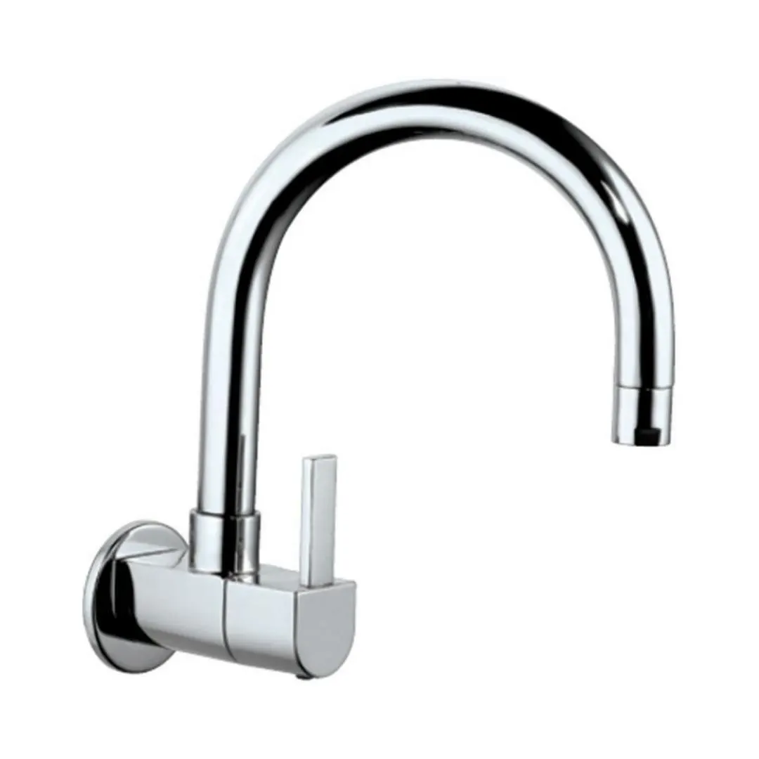Jaquar wall mounted regular kitchen sink tap D'Arc DRC-37347S with swinging spout in chrome finish DRC-37347S Standard