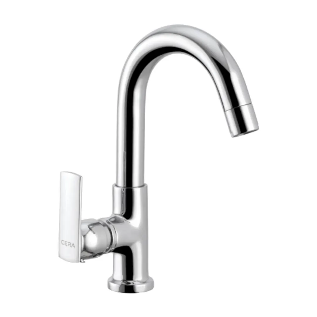 Cera table mounted regular basin tap titanium F1003104 F1003104 Chrome
