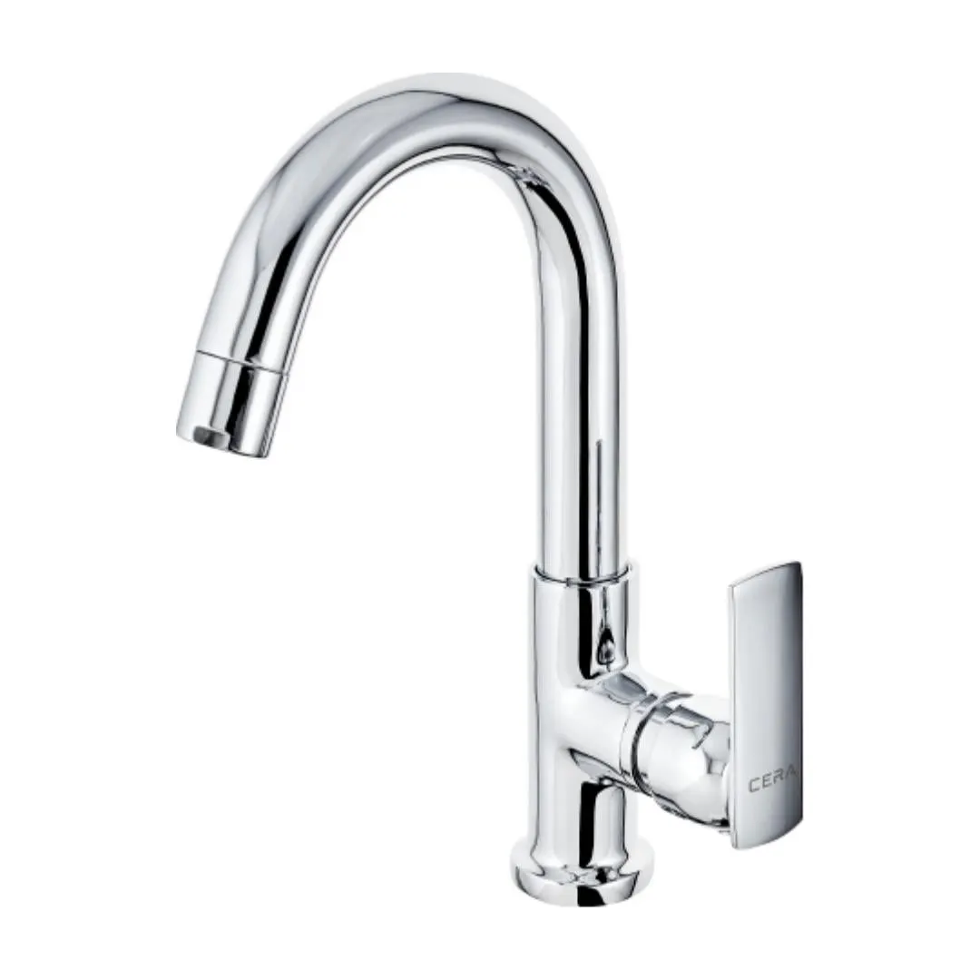 Cera table mounted regular basin tap titanium F1003105 F1003105 Chrome