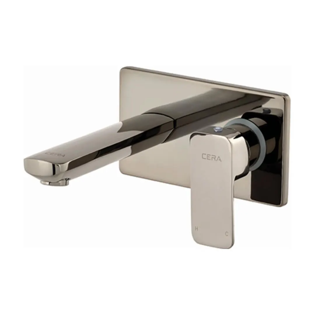 Cera wall mounted basin mixer ruby F1005473GG F1005473GG Graphite Grey