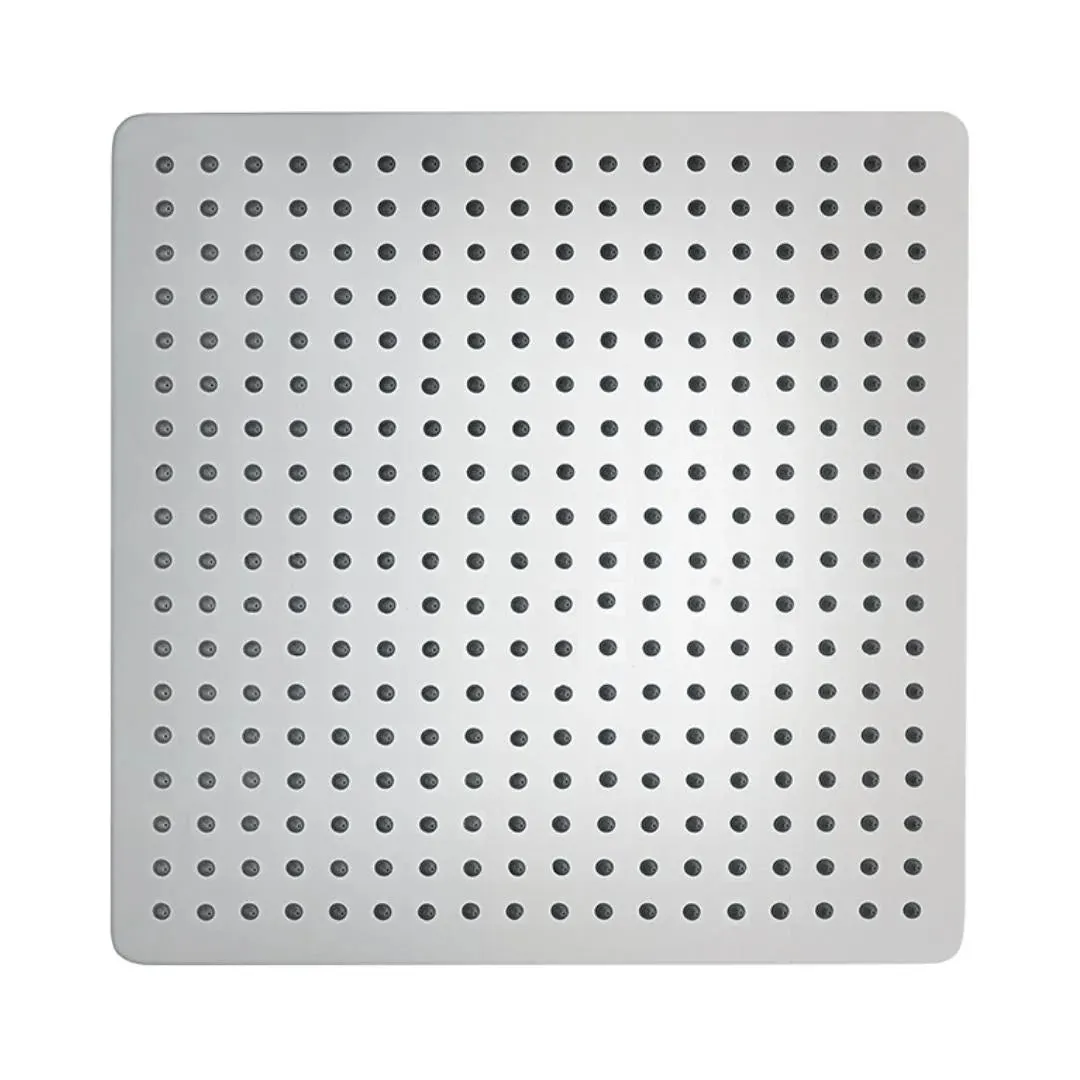 Hindware single flow overhead shower geometric collection F160064 Stainless Steel