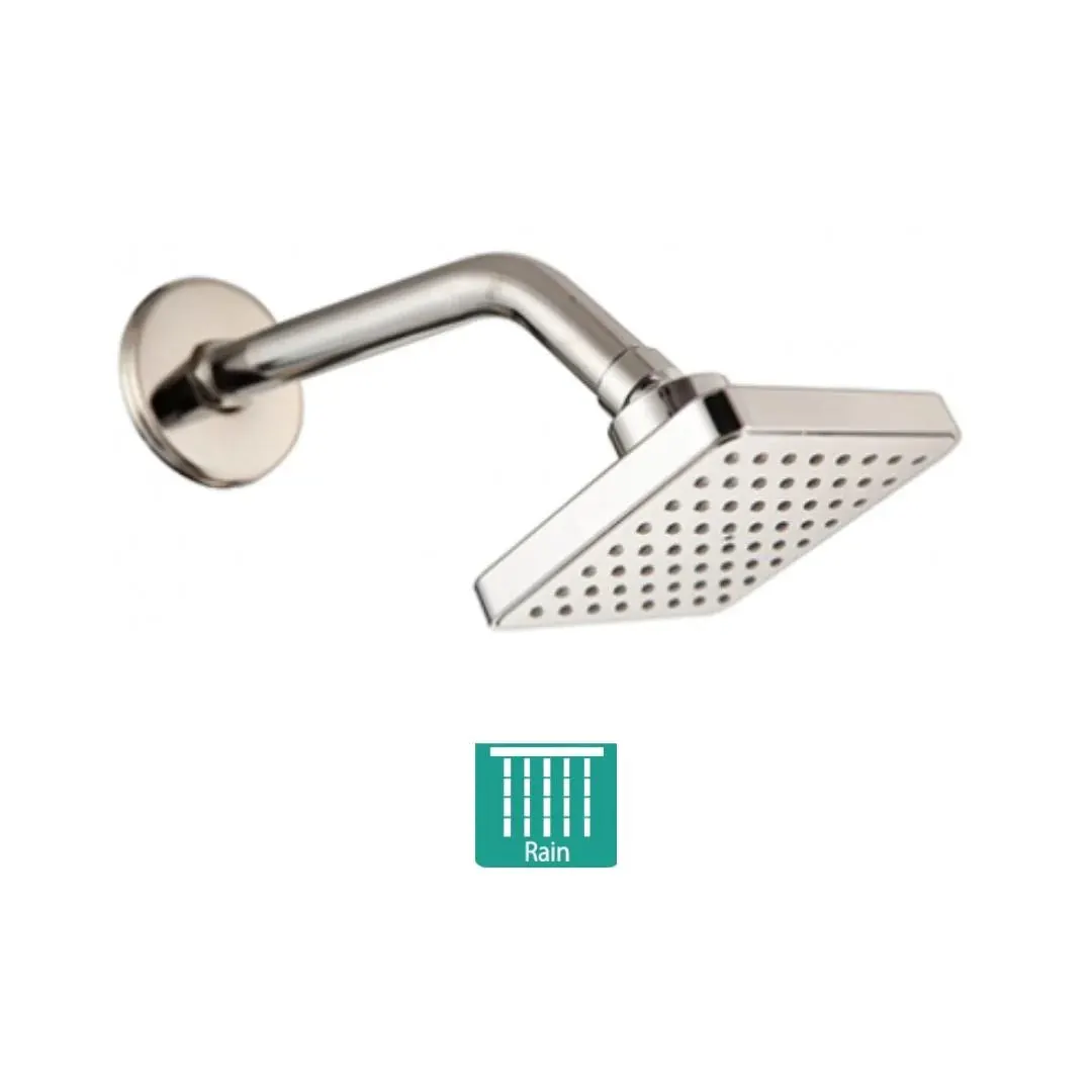 Hindware single flow overhead shower geometric collection F160147 Chrome - image 2