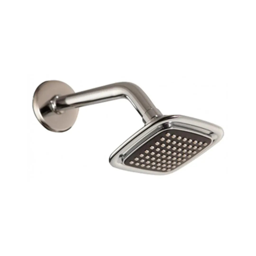 Hindware single flow overhead shower geometric collection F160148 Chrome