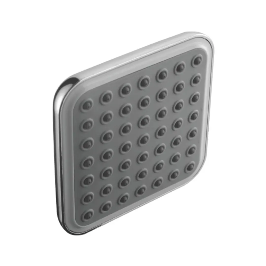 Hindware single flow overhead shower geometric collection F160153 Grey White