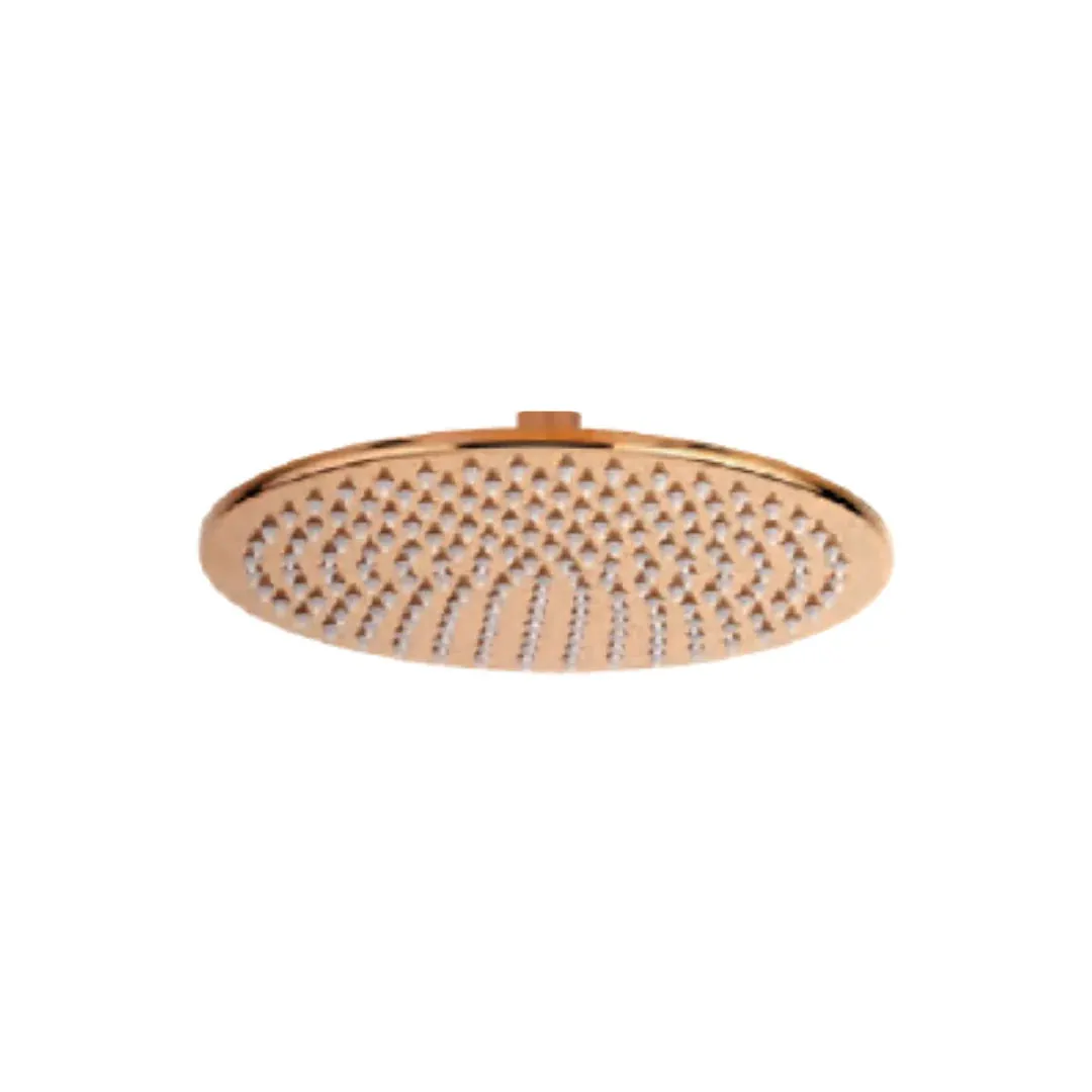 Hindware single flow overhead shower element F160160RGD Rose Gold