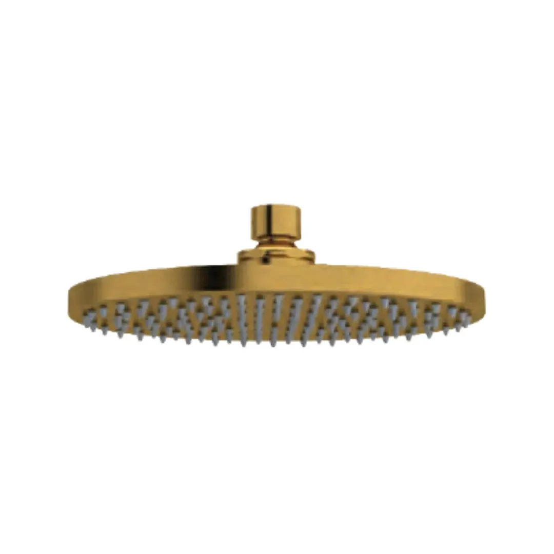 Hindware single flow overhead shower element F160162PGD Gold