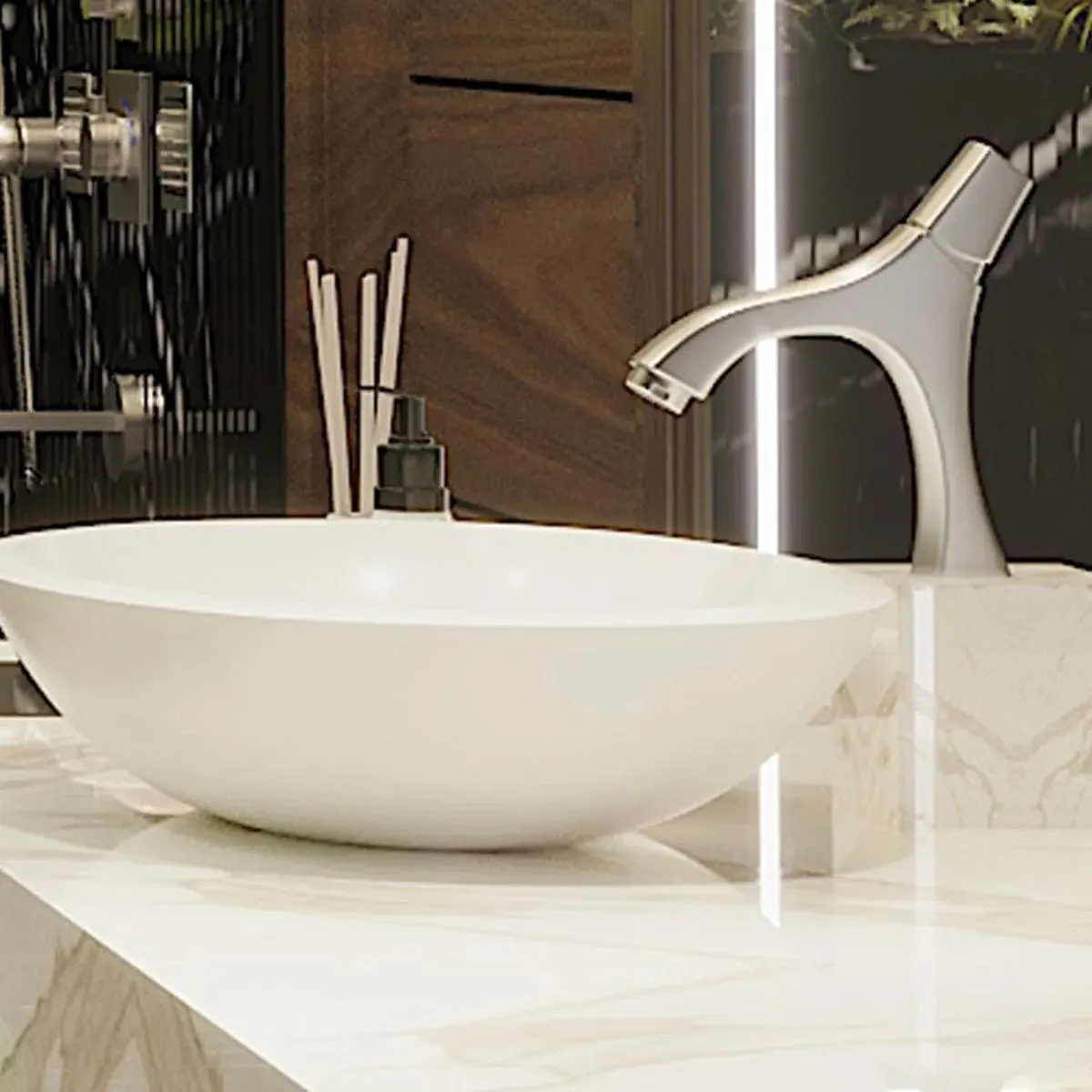 Hindware table mounted regular basin mixer armada F260009 Chrome - image 2