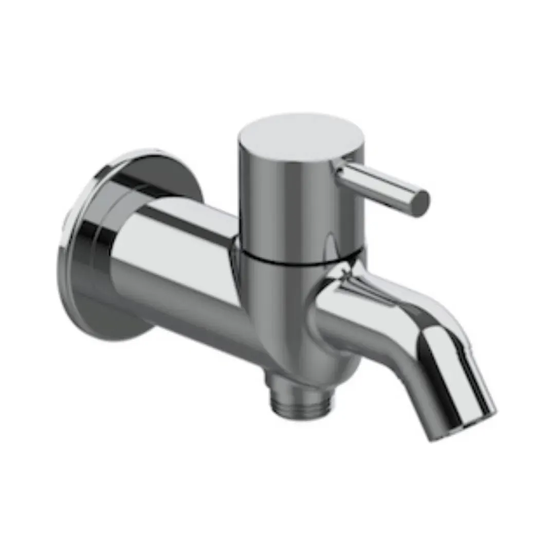 Hindware wc area 2 way bib tap flora F280054 Chrome