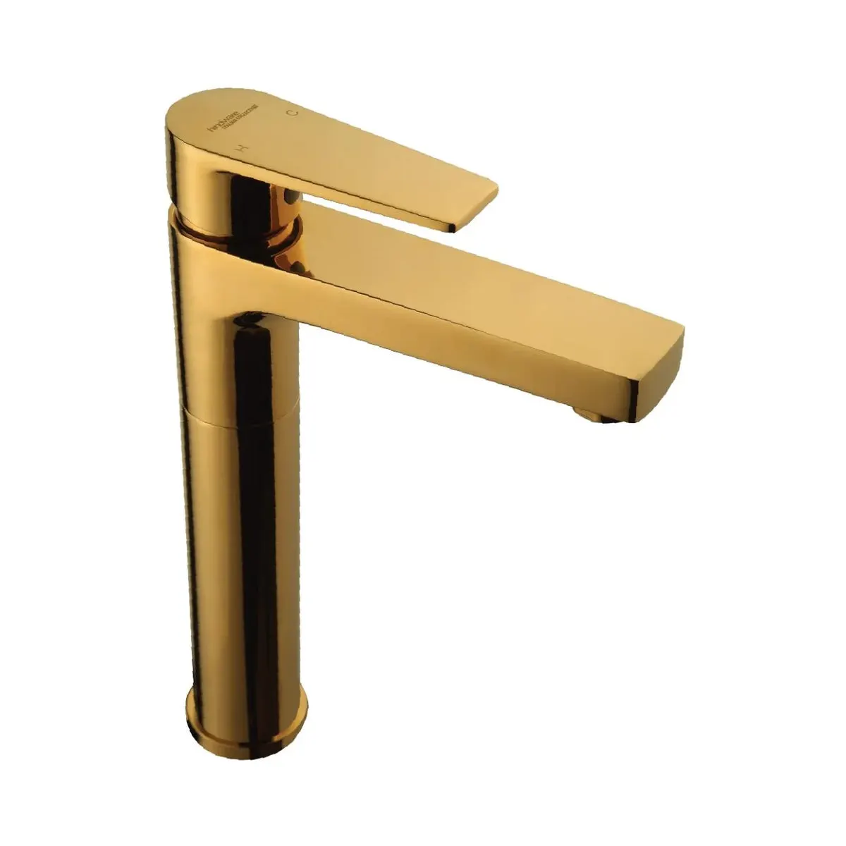 Hindware table mounted tall boy basin mixer edge F360012PGD Gold