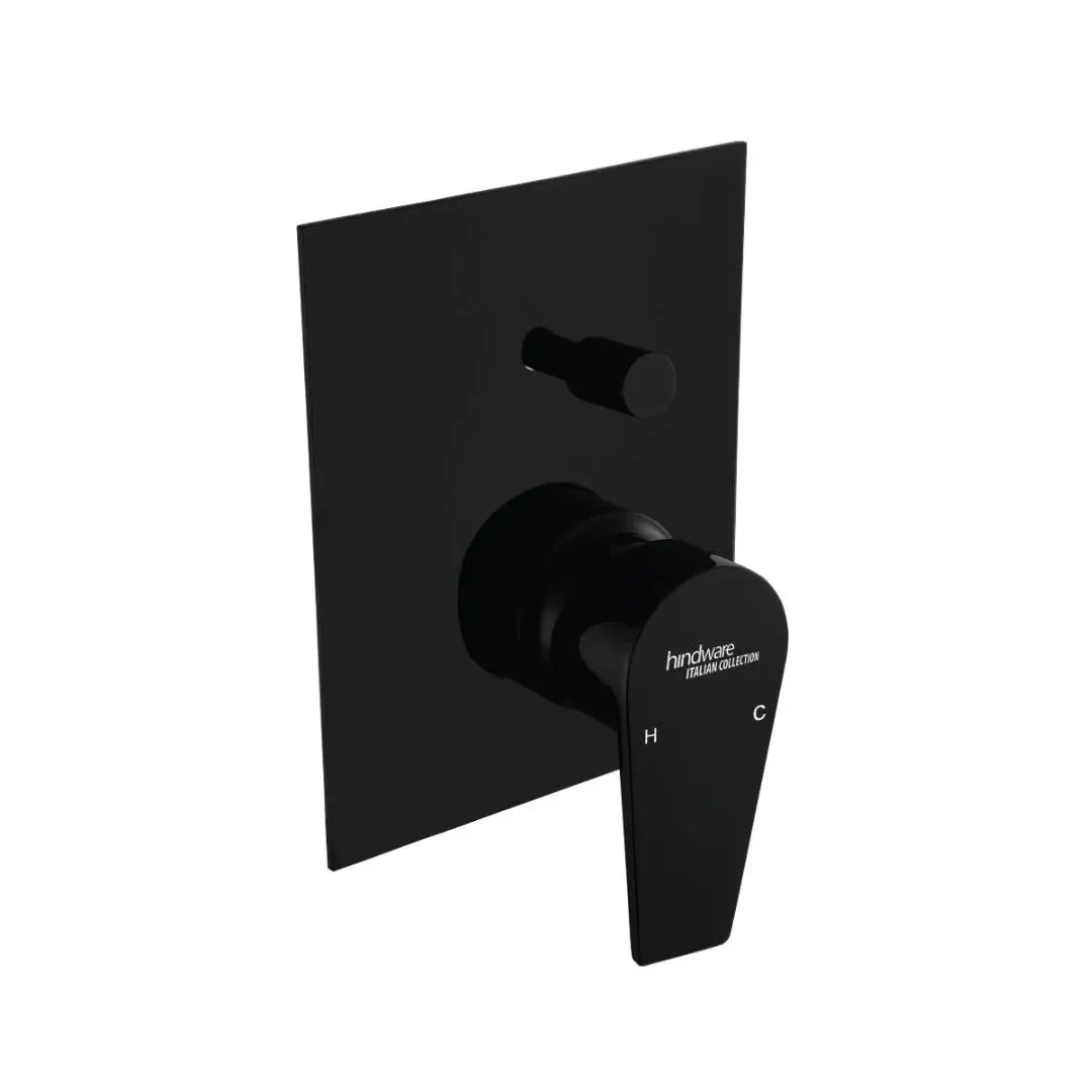 Hindware 2 way diverter element F360015GRT Chrome Black
