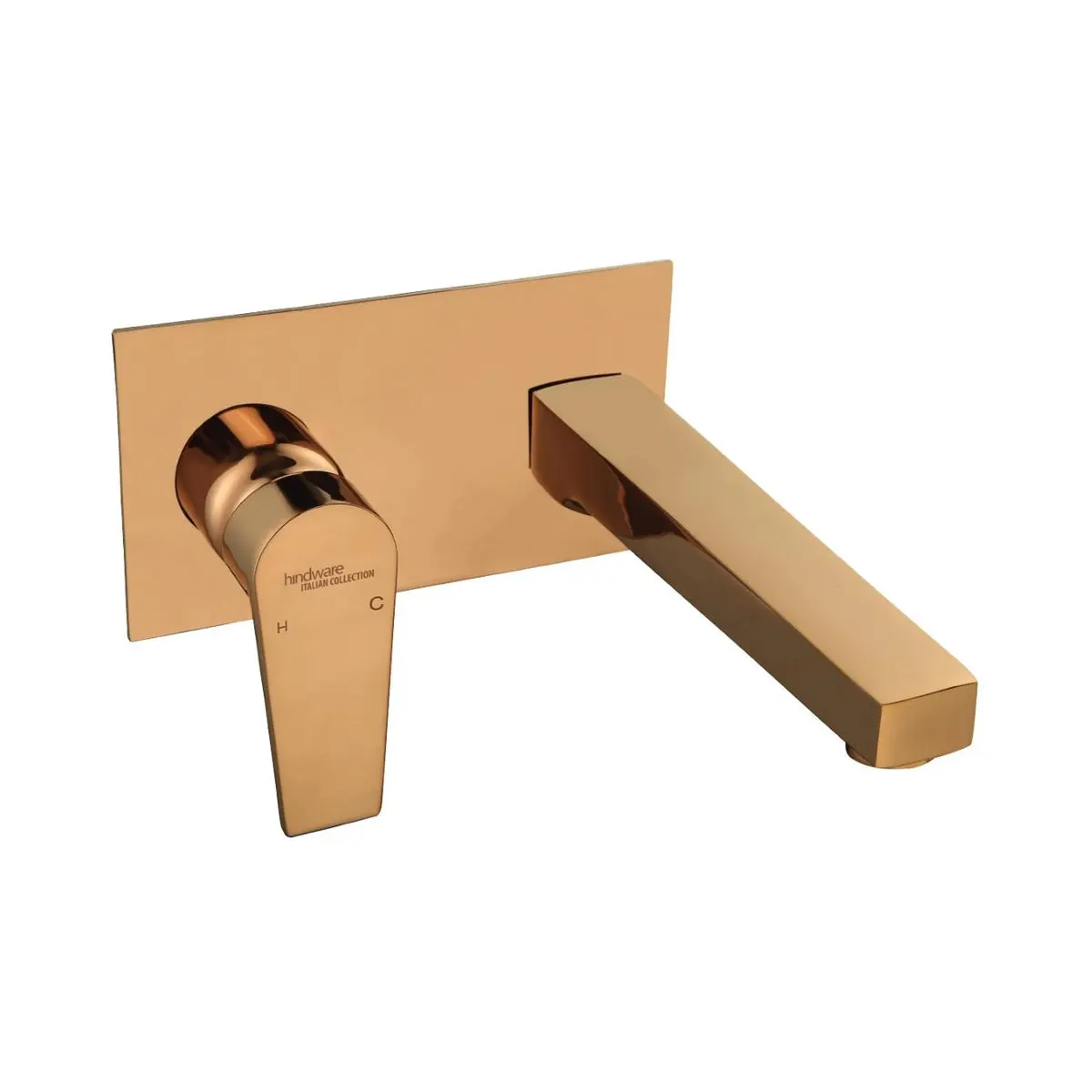 Hindware wall mounted basin mixer edge F360017RGD Rose Gold