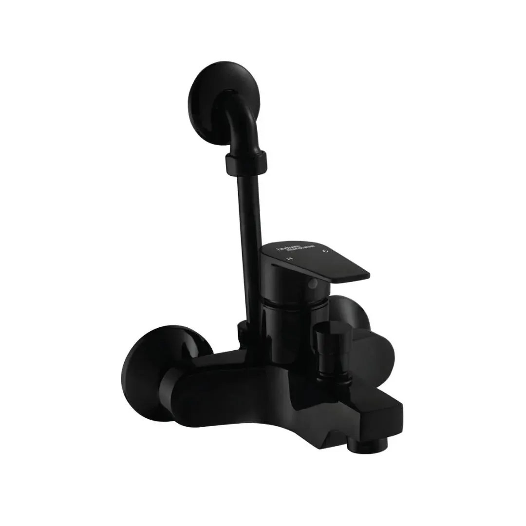 Hindware 2 way wall mixer element F360019GRT Chrome Black