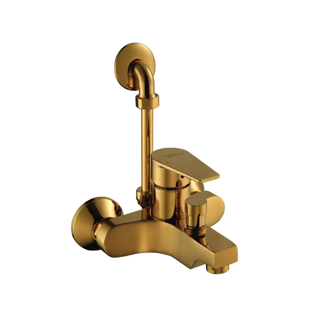 Hindware 2 way wall mixer element F360019PGD Gold