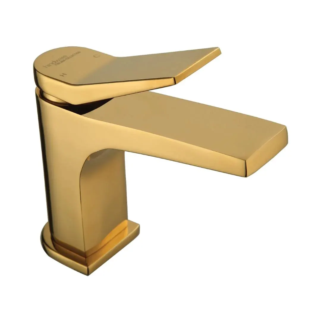 Hindware table mounted regular basin mixer edge F410011PGD Gold
